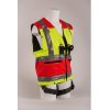 Driver waistcoat with integrated harness