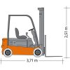 Side view forklift truck GSE 30-5560