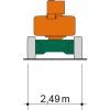 Vue arrière SGT 28 KA Plate-forme de travail hybride