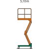 Ilustração da Torre de Energia com altura de trabalho IL 5,1