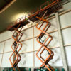 Scissor lifts SB 15-2,3 A + SB 15-2,3 A II New construction of the logistics center