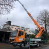 Vrachtwagenkraan AK 3740 in actie