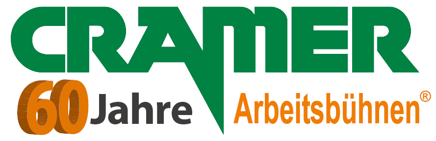 60 Jahre Cramer Arbeitsbühnen Jubiläum Geburtstag Logo