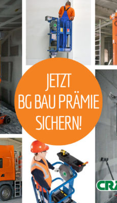 Jetzt BG Bau Prämie für Indoorlifte sichern!